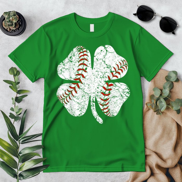 Baseball St Patricks Day, Shamrock, St Patricks Day, Funny St Patricks Day, Premium T-Shirt