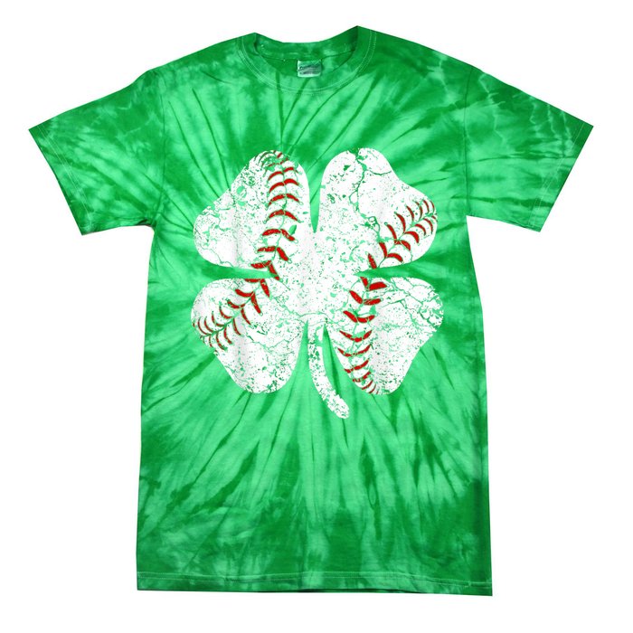 Baseball St Patricks Day, Shamrock, St Patricks Day, Funny St Patricks Day, Tie-Dye T-Shirt