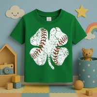 Baseball St Patricks Day, Shamrock, St Patricks Day, Funny St Patricks Day, Toddler T-Shirt