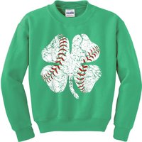 Baseball St Patricks Day, Shamrock, St Patricks Day, Funny St Patricks Day, Kids Sweatshirt