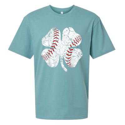 Baseball St Patricks Day, Shamrock, St Patricks Day, Funny St Patricks Day, Sueded Cloud Jersey T-Shirt