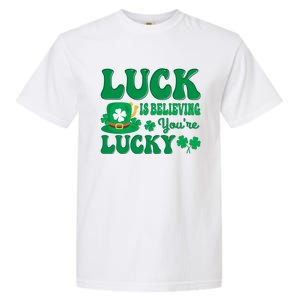 Believing St Patricks Day Cute Gift Garment-Dyed Heavyweight T-Shirt