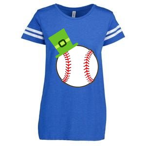 Baseball St Patricks Day Sports Green Leprechaun Hat Gift Enza Ladies Jersey Football T-Shirt