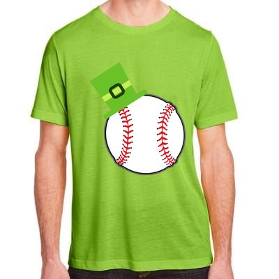 Baseball St Patricks Day Sports Green Leprechaun Hat Gift Adult ChromaSoft Performance T-Shirt