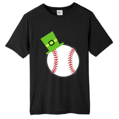 Baseball St Patricks Day Sports Green Leprechaun Hat Gift Tall Fusion ChromaSoft Performance T-Shirt