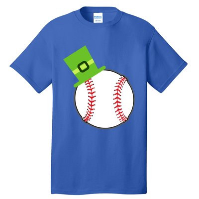 Baseball St Patricks Day Sports Green Leprechaun Hat Gift Tall T-Shirt