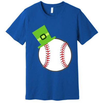 Baseball St Patricks Day Sports Green Leprechaun Hat Gift Premium T-Shirt