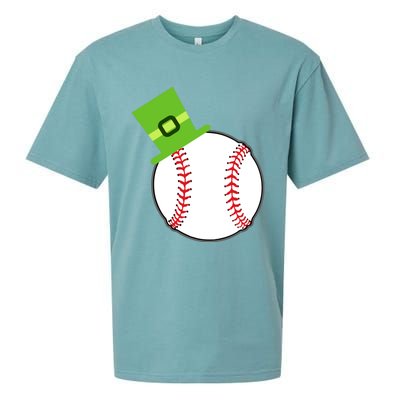 Baseball St Patricks Day Sports Green Leprechaun Hat Gift Sueded Cloud Jersey T-Shirt