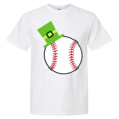 Baseball St Patricks Day Sports Green Leprechaun Hat Gift Garment-Dyed Heavyweight T-Shirt