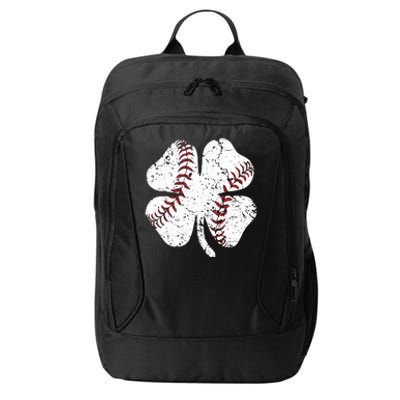 Baseball St Patricks Day Boys Men Catcher Pitcher Shamrock City Backpack