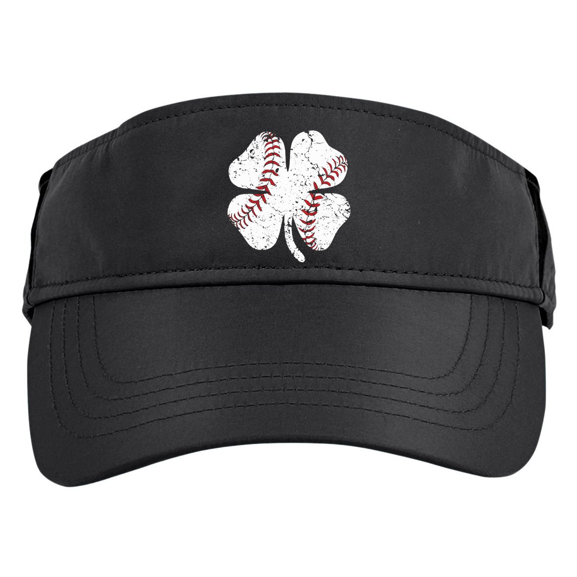 Baseball St Patricks Day Boys Men Catcher Pitcher Shamrock Adult Drive Performance Visor