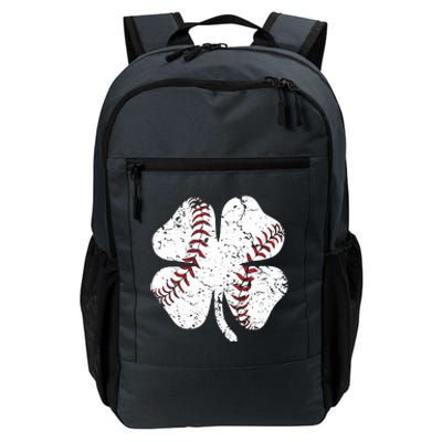 Baseball St Patricks Day Boys Men Catcher Pitcher Shamrock Daily Commute Backpack