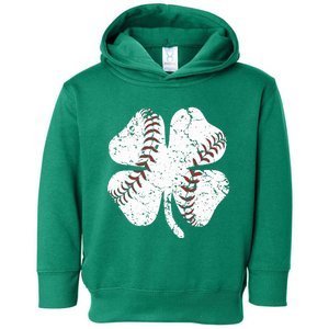 Baseball St Patricks Day Boys Men Catcher Pitcher Shamrock Toddler Hoodie