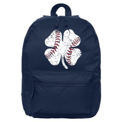 Baseball St Patricks Day Boys Men Catcher Pitcher Shamrock 16 in Basic Backpack