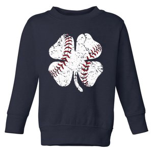 Baseball St Patricks Day Boys Men Catcher Pitcher Shamrock Toddler Sweatshirt