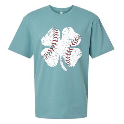 Baseball St Patricks Day Boys Men Catcher Pitcher Shamrock Sueded Cloud Jersey T-Shirt