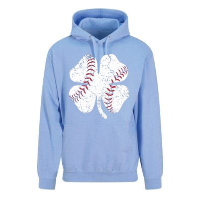 Baseball St Patricks Day Boys Men Catcher Pitcher Shamrock Unisex Surf Hoodie