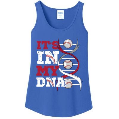 Baseball Sport Player Funny Gift Ladies Essential Tank