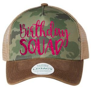 Birthday Squad Party Bday Pink Birthday Gift T Legacy Tie Dye Trucker Hat