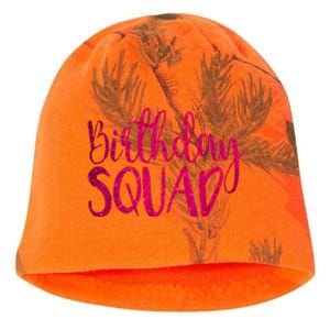 Birthday Squad Party Bday Pink Birthday Gift T Kati - Camo Knit Beanie