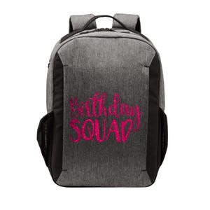 Birthday Squad Party Bday Pink Birthday Gift T Vector Backpack