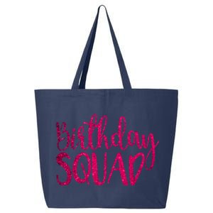 Birthday Squad Party Bday Pink Birthday Gift T 25L Jumbo Tote