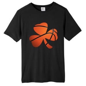 Basketball St Patricks Day Clover Shamrock Funny Gift Tall Fusion ChromaSoft Performance T-Shirt