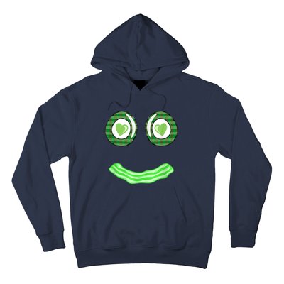 Breakfast St. Patricks Day Funny Green Eggs Smile Face Ham Hoodie