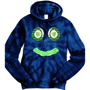 Breakfast St. Patricks Day Funny Green Eggs Smile Face Ham Tie Dye Hoodie