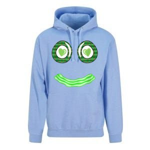 Breakfast St. Patricks Day Funny Green Eggs Smile Face Ham Unisex Surf Hoodie