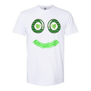 Breakfast St. Patricks Day Funny Green Eggs Smile Face Ham Softstyle CVC T-Shirt