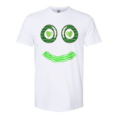 Breakfast St. Patricks Day Funny Green Eggs Smile Face Ham Softstyle CVC T-Shirt