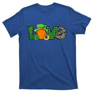 Basketball St Patricks Day Funny Gift T-Shirt