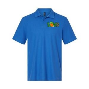 Basketball St Patricks Day Funny Gift Softstyle Adult Sport Polo