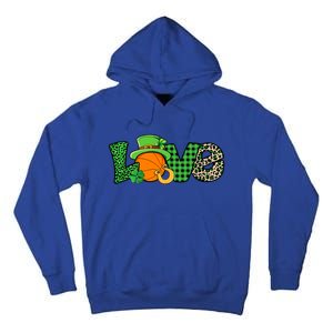 Basketball St Patricks Day Funny Gift Tall Hoodie