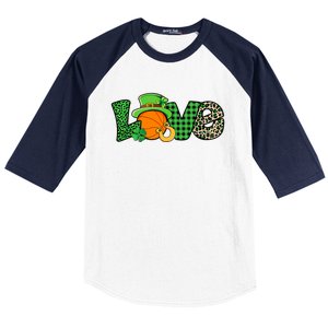 Basketball St Patricks Day Funny Gift Baseball Sleeve Shirt