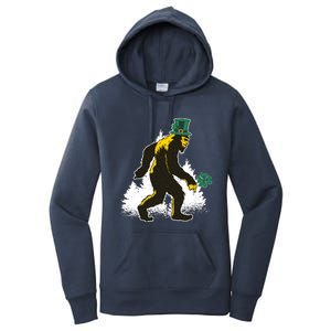 Bigfoot St Patricks Day Women's Pullover Hoodie