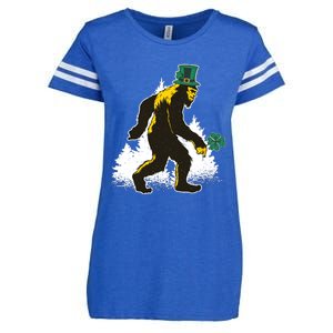 Bigfoot St Patricks Day Enza Ladies Jersey Football T-Shirt