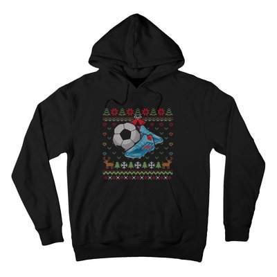 Ball Sports Player Funny Gift Soccer Ugly Christmas Hoodie