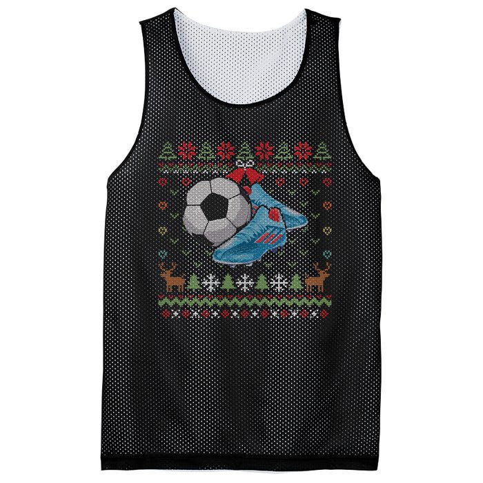 Ball Sports Player Funny Gift Soccer Ugly Christmas Mesh Reversible Basketball Jersey Tank