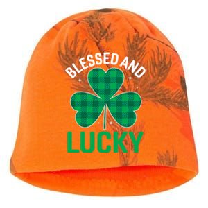 Blessed St Patricks Day Meaningful Gift Kati - Camo Knit Beanie