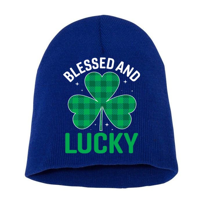 Blessed St Patricks Day Meaningful Gift Short Acrylic Beanie