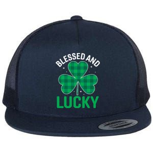 Blessed St Patricks Day Meaningful Gift Flat Bill Trucker Hat