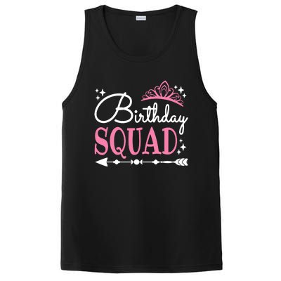 Birthday Squad Party Bday Queen Cute PosiCharge Competitor Tank