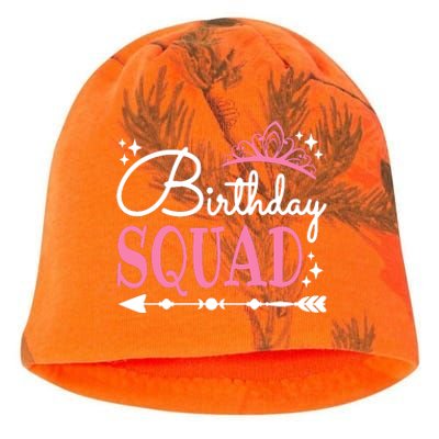 Birthday Squad Party Bday Queen Cute Kati - Camo Knit Beanie