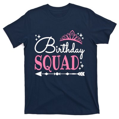 Birthday Squad Party Bday Queen Cute T-Shirt