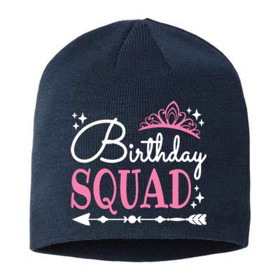 Birthday Squad Party Bday Queen Cute Sustainable Beanie