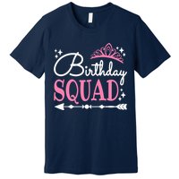 Birthday Squad Party Bday Queen Cute Premium T-Shirt