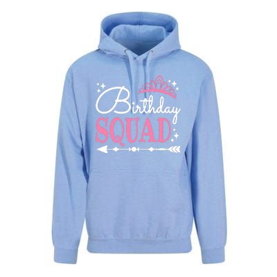 Birthday Squad Party Bday Queen Cute Unisex Surf Hoodie