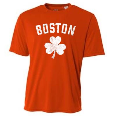 Boston, St Patrick's day - Patty's day shamrock tee Cooling Performance Crew T-Shirt